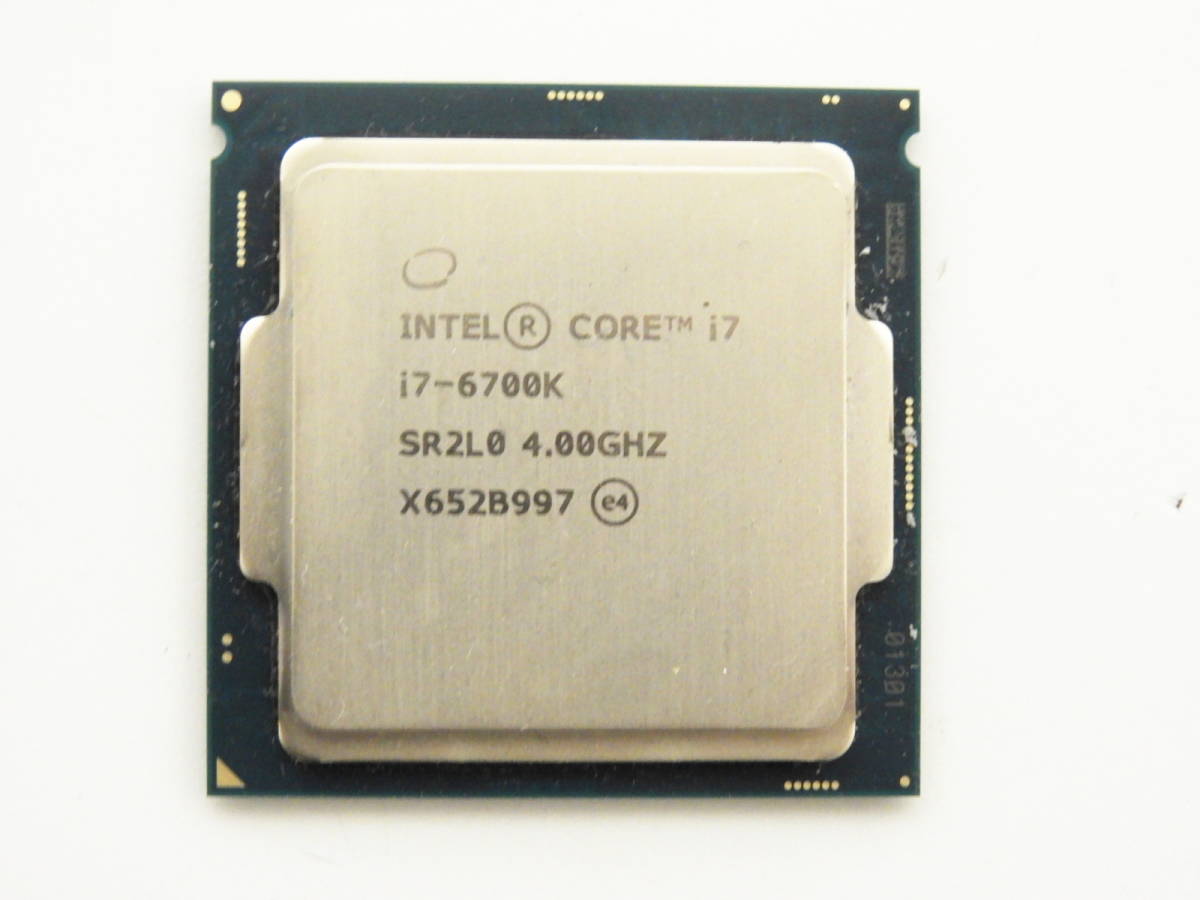 港区からPCパーツ買取Intel インテル Skylake 第6世代 Core i7 6700K / 4.0GHz LGA1151を高価買取せて頂きました！