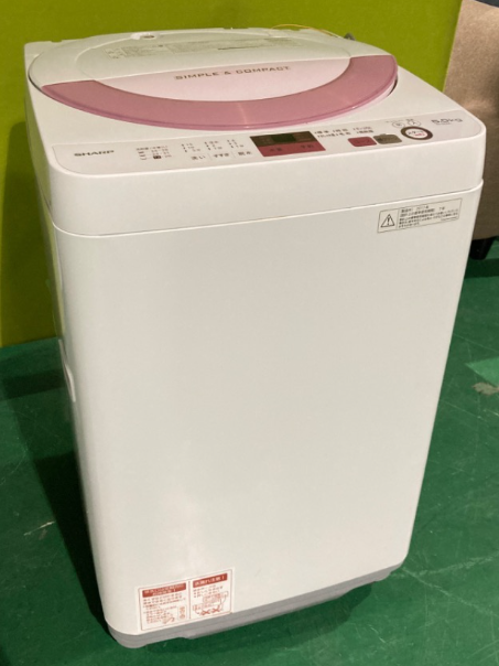 港区から洗濯機買取 SHARP洗濯機 ES-GE6A-Pを高価買取せて頂きました！