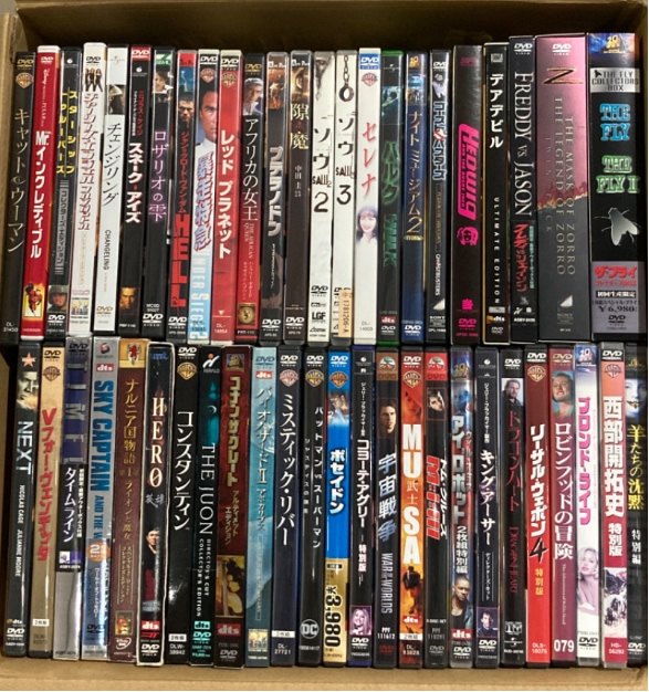 台東区から大量DVD買取を高価買取せて頂きました！