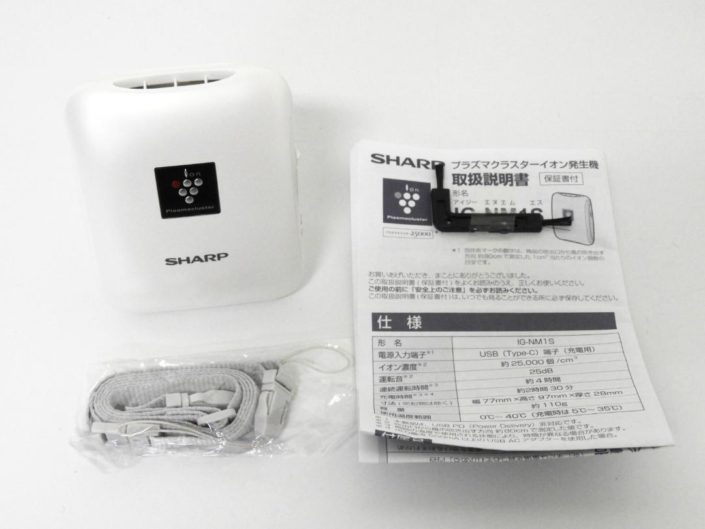 北区からSHARP シャープ IG-NM1S プラズマクラスターイオン 発生機を高価買取せて頂きました！