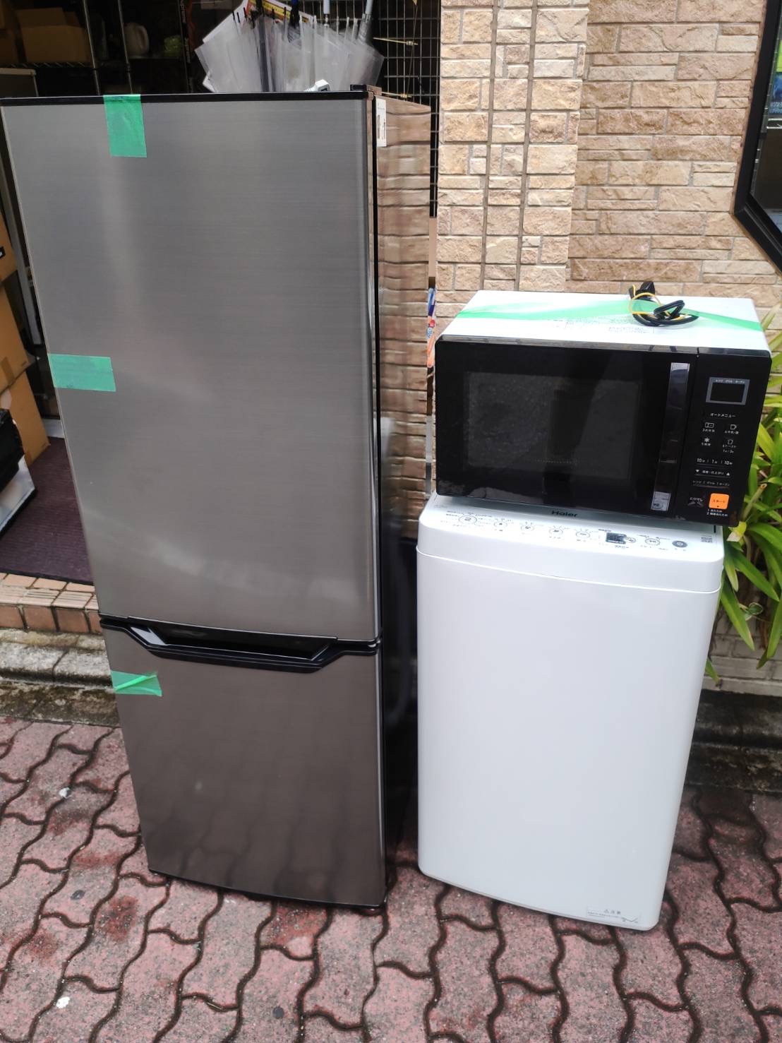 新宿区から家電買取 2022年製冷蔵庫、洗濯機、オーブンレンジを高価買取せて頂きました！