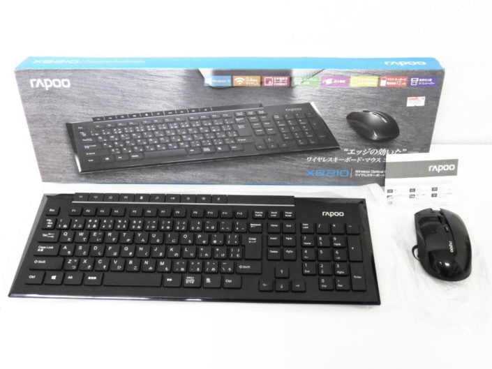 品川区からRAPOO X8210 ワイヤレス キーボード マウス セットを高価買取せて頂きました! 品川区からRAPOO X8210 ワイヤレス キーボード マウス セットを高価買取せて頂きました!