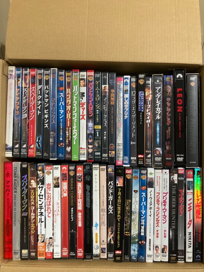 台東区から大量DVDを高価買取せて頂きました！