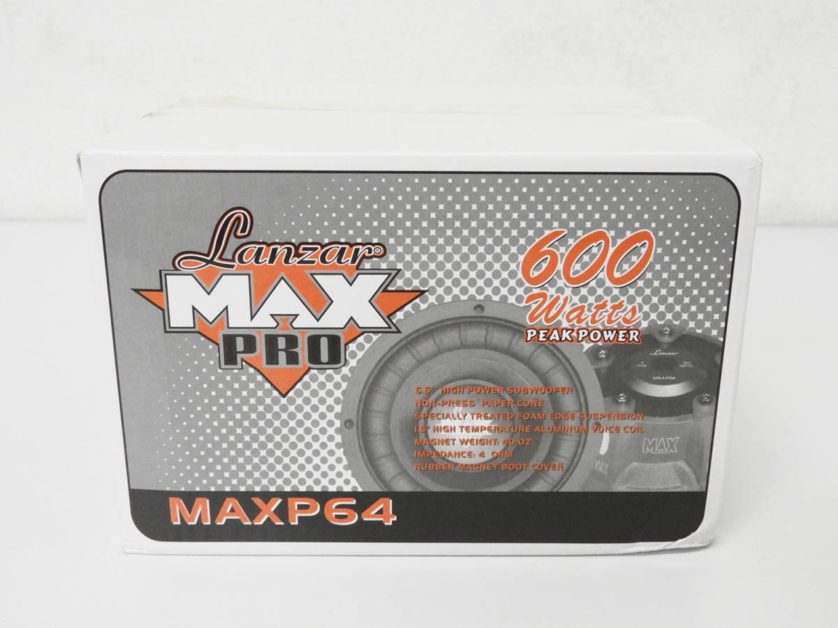 江東区からLanzar MAXP64 6.5サブ600Wマックス4オーム サブウーファーを高価買取せて頂きました！