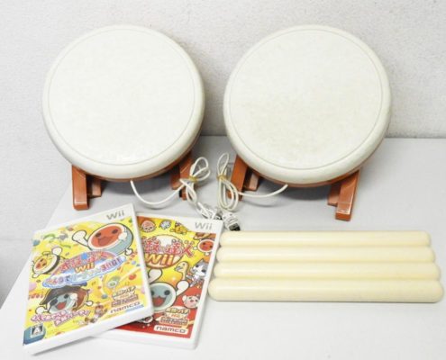 渋谷区からゲーム買取 太鼓の達人 Wii 専用コントローラ 太鼓とバチ 2台セット を高価買取せて頂きました！