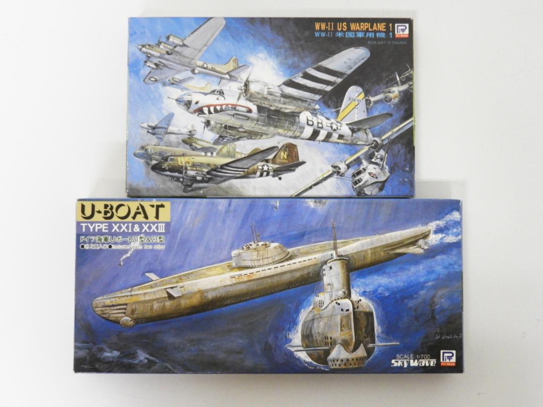 大田区からPIT-ROAD WW-Ⅱ 米国軍用機 1/ドイツ海軍Uボート21型＆23型を高価買取せて頂きました！