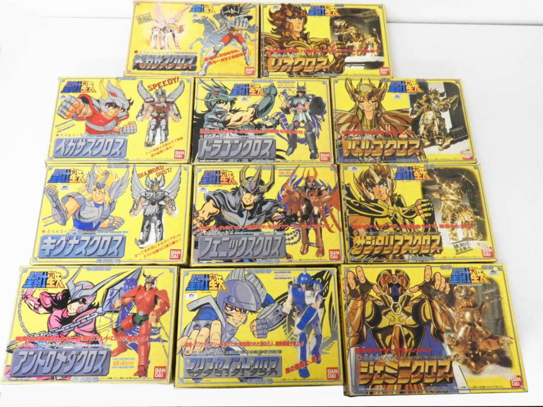新宿区からフィギュア買取 バンダイ 聖闘士星矢 聖闘士聖衣大系 黄金聖衣 新生青銅聖衣 11体セットを高価買取せて頂きました！