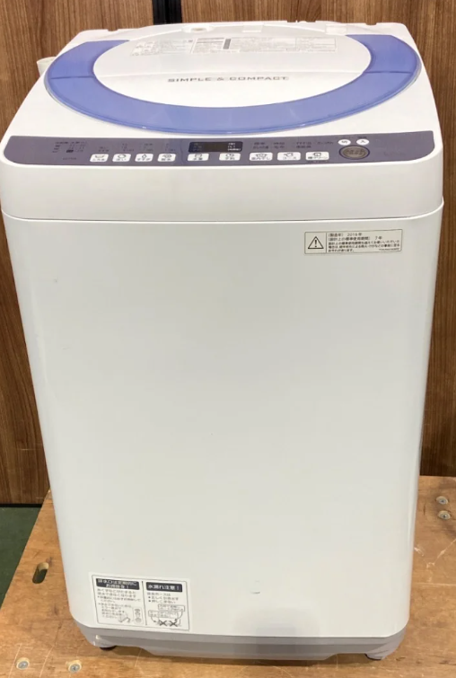 江東区から洗濯機買取 SHARP 全自動洗濯機 ES-T708 を高価買取せて頂きました！