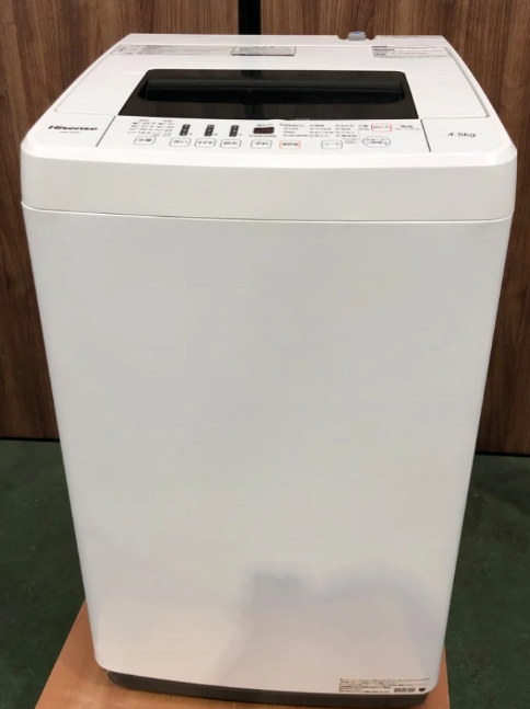 渋谷区から洗濯機買取 Hisense 全自動洗濯機 HW-T45Cを高価買取せて頂きました！