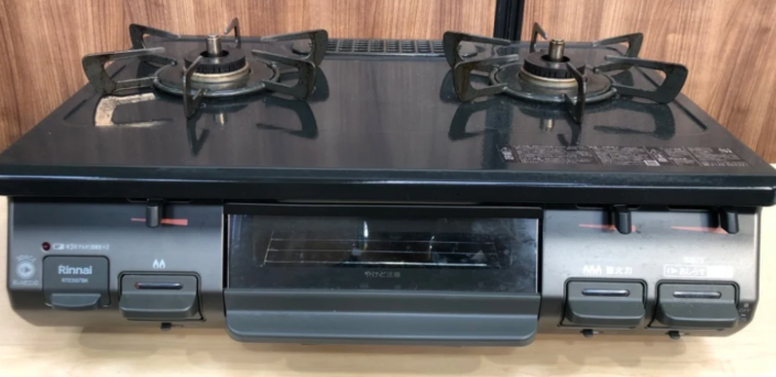 千代田区からガス台 Rinnai 都市ガステーブル RTE597BKを高価買取せて頂きました！