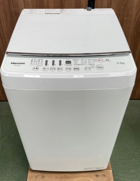 練馬区から洗濯機買取 Hisense 全自動電気洗濯機 5.5kgを高価買取せて頂きました！