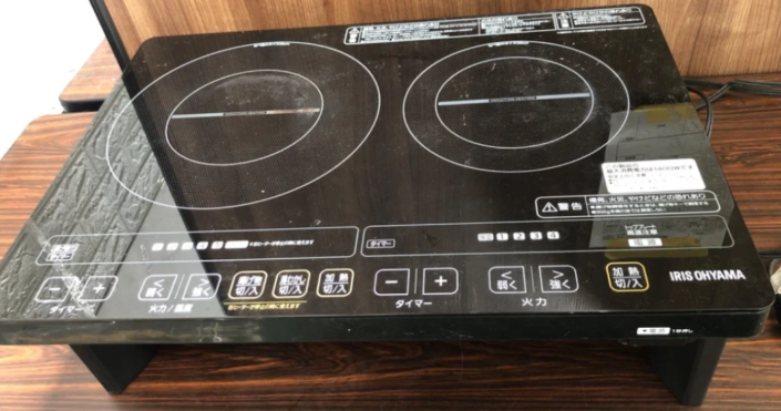 杉並区からIRIS OHYAMA IHクッキングヒーター IHC-W2S-Bを高価買取せて頂きました！